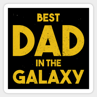 Best dad in The Galaxy Sticker